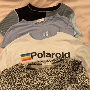 4 Shein never used shirts